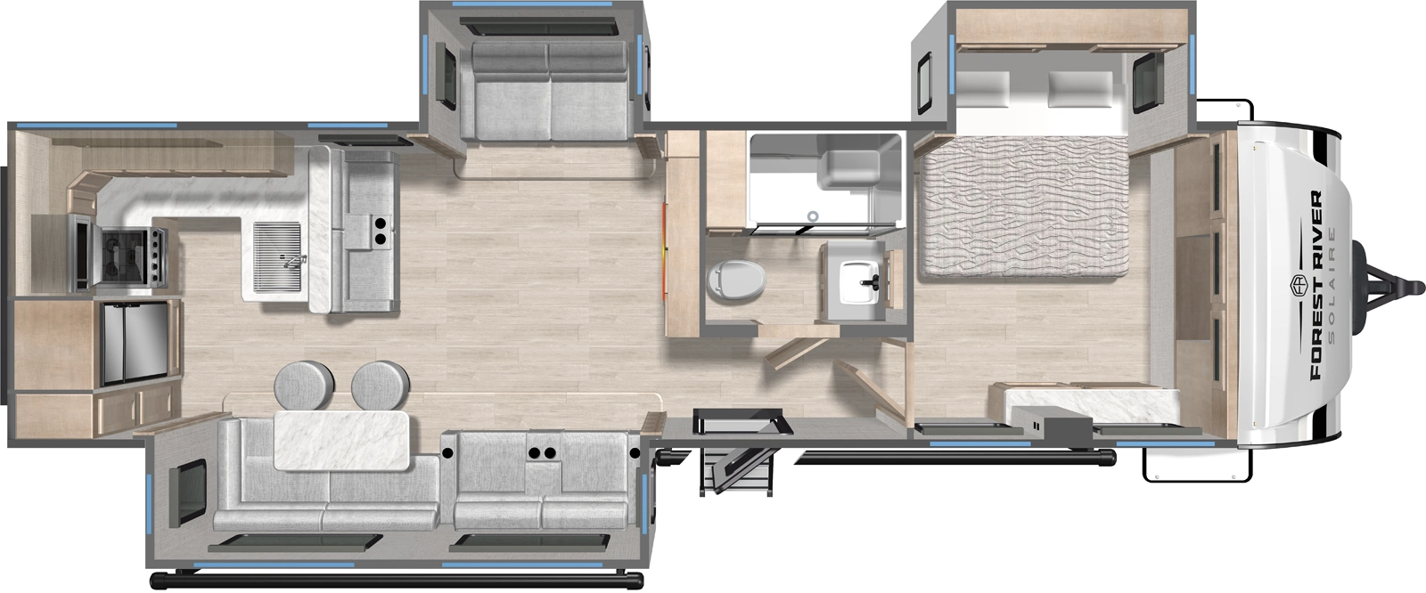 Solaire Ultra Lite 3060RKTS Floorplan